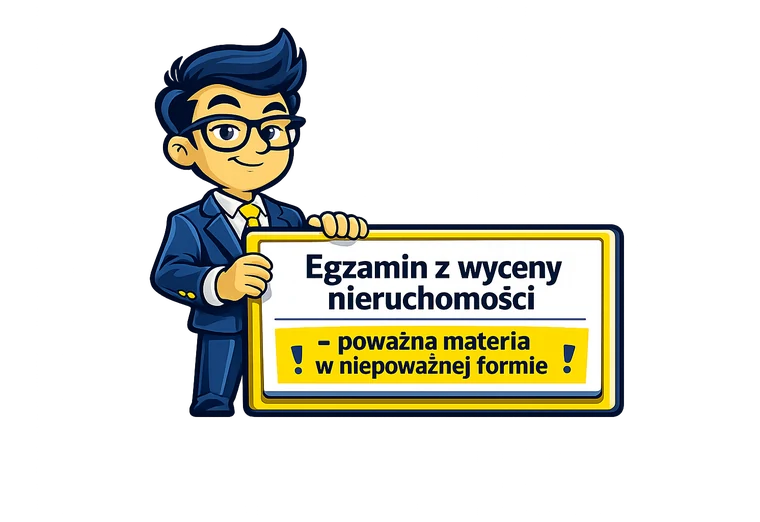 Szacuś z tablicą: egzamin z wyceny nieruchomości - poważna materia w niepoważnej formie
